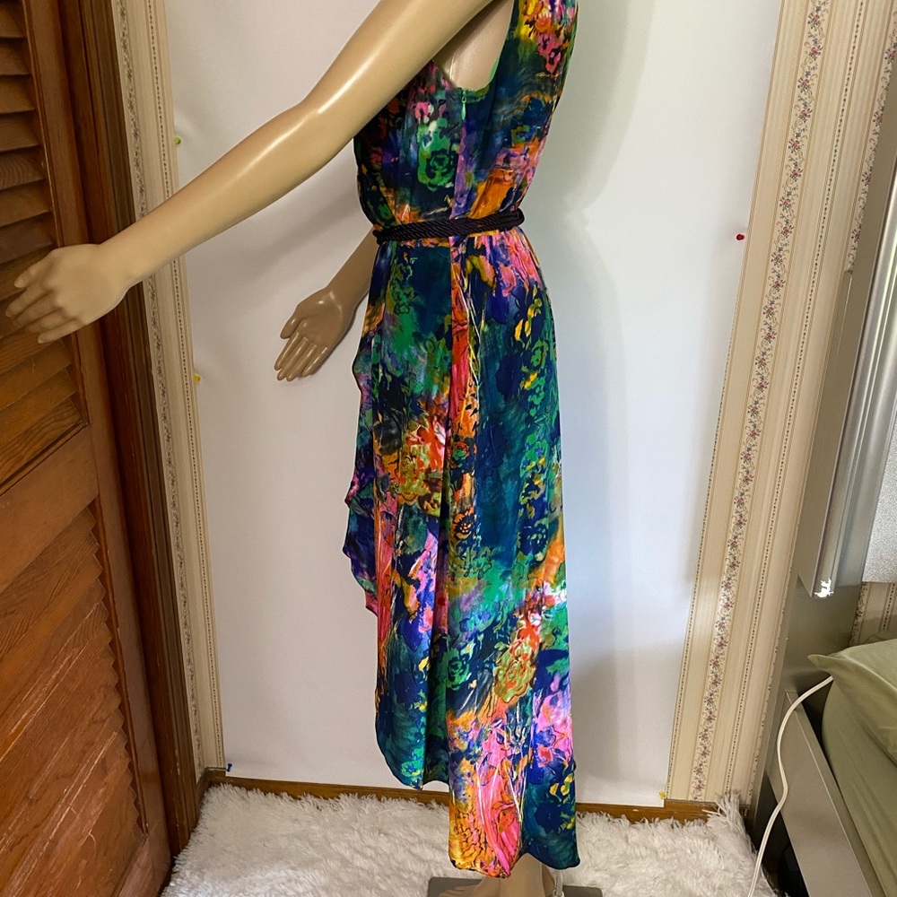 Ivy & Blue multi color high low dress